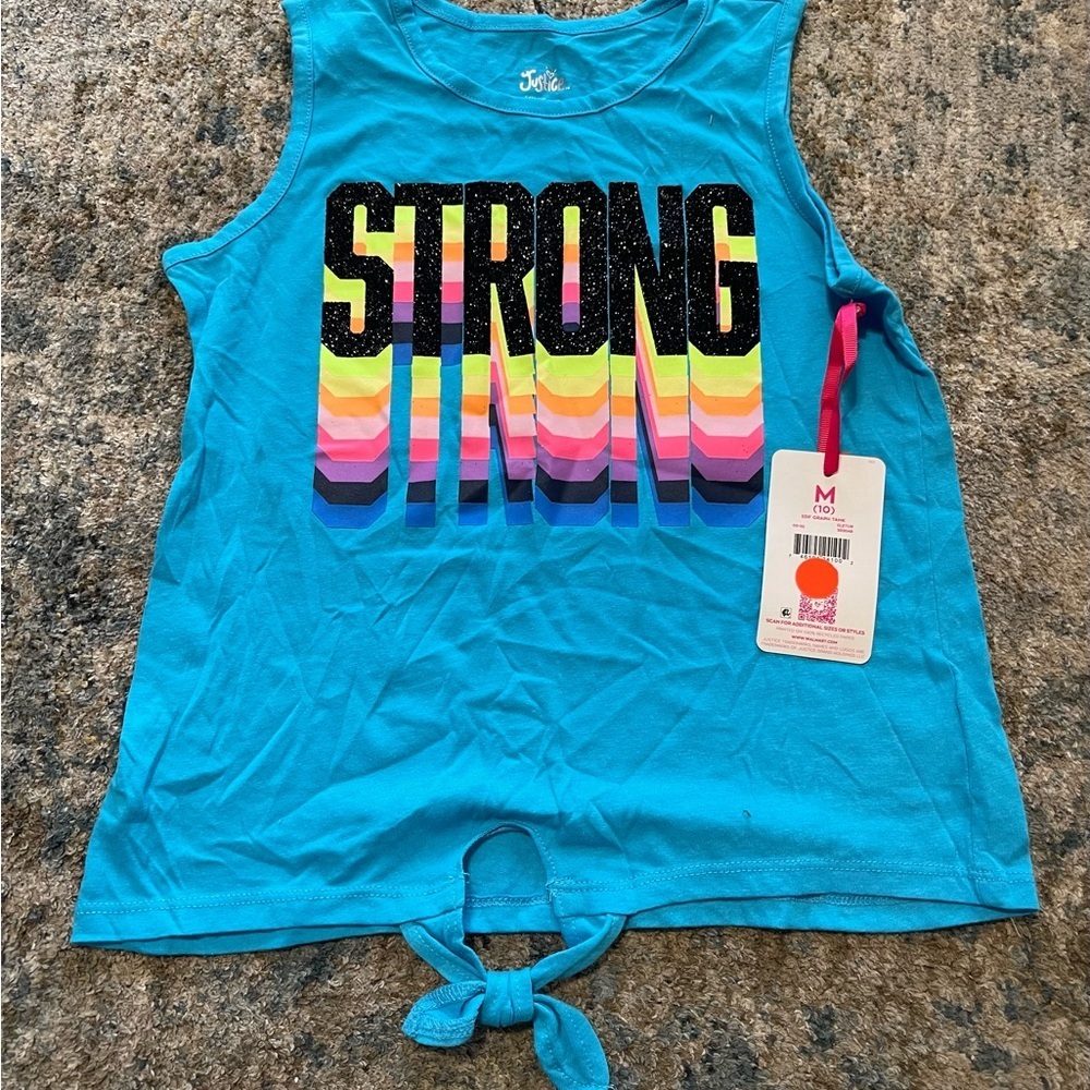 Girls justice shirt